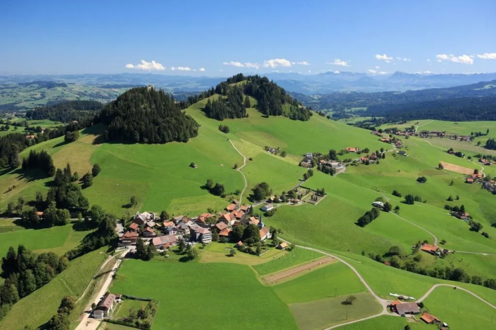 das Dorf Guggisberg